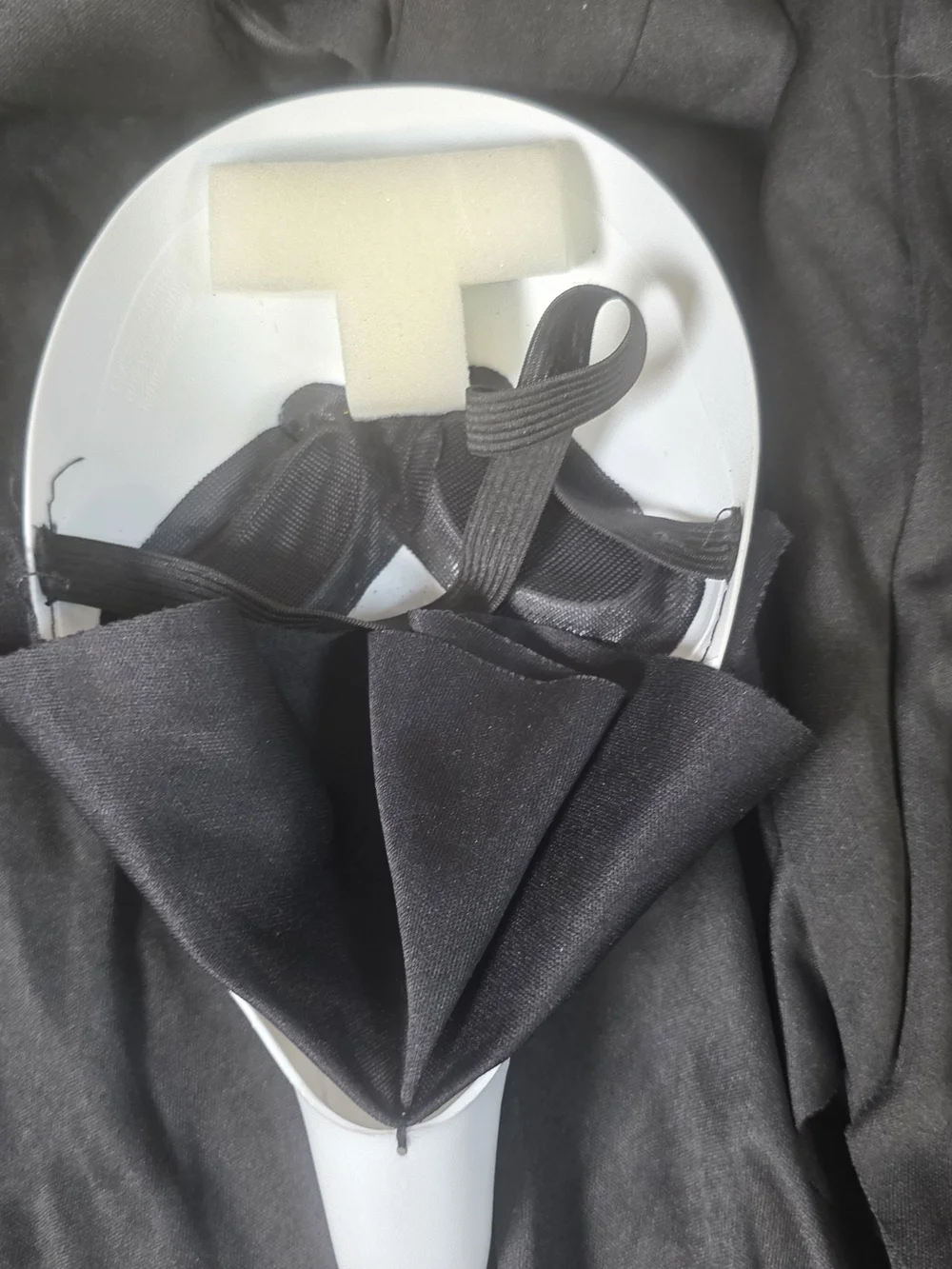 Spirit Ghost Face Toddler Costume in Black and White - Picture 8 of 8